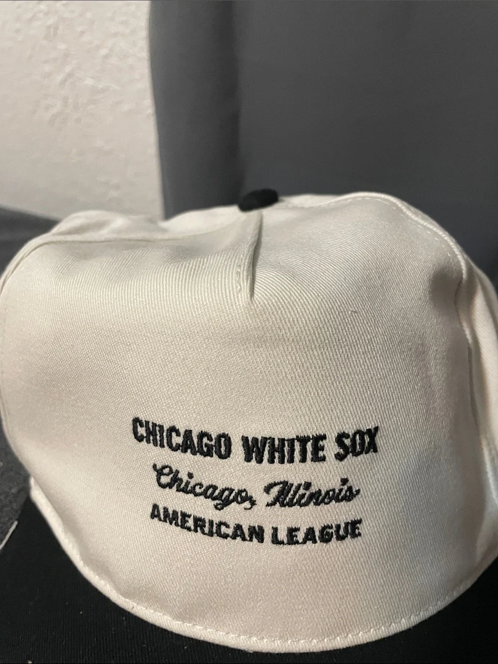 '47 Chicago White Sox Two-Tone Cap - White and Black